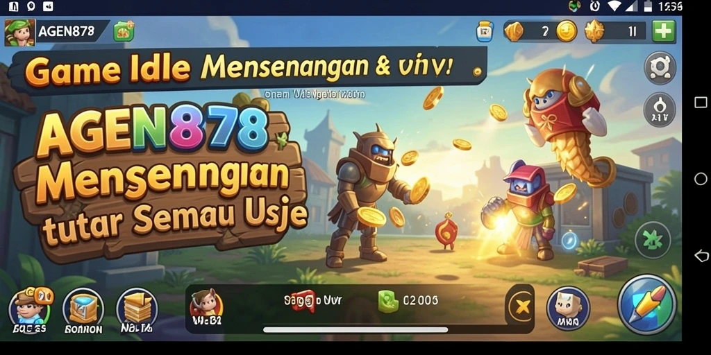 Tampilan gameplay AGEN878 yang menarik dan penuh warna.