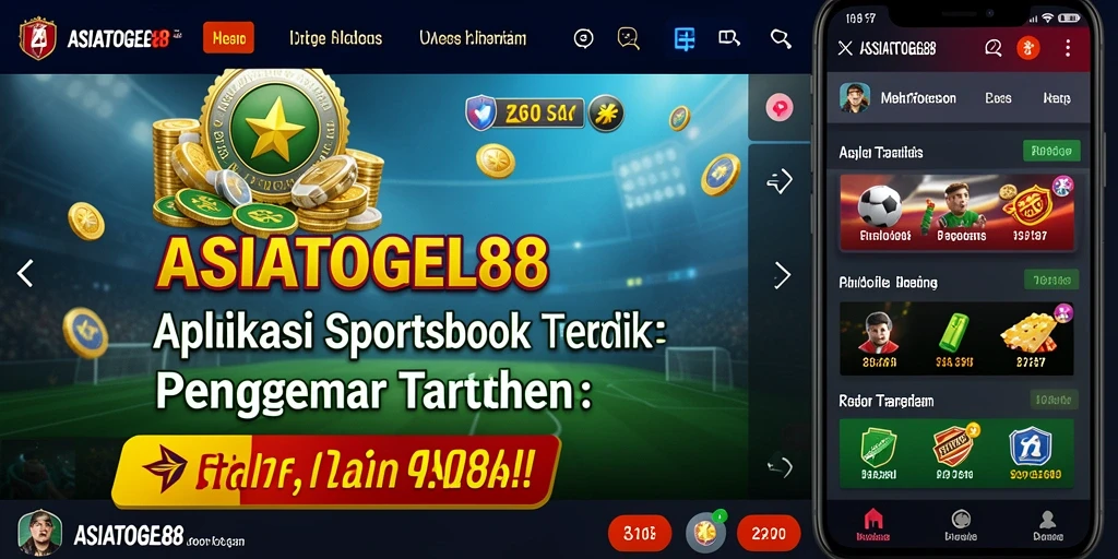 Tampilan menarik antarmuka taruhan dalam ASIATOGEL88.