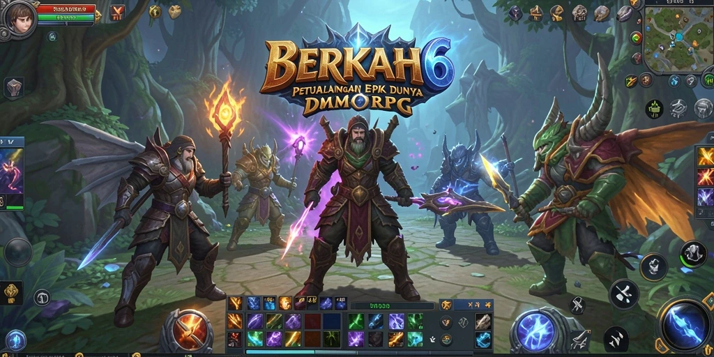 Tampilan menarik dalam gameplay MMORPG BERKAH6 yang penuh aksi.