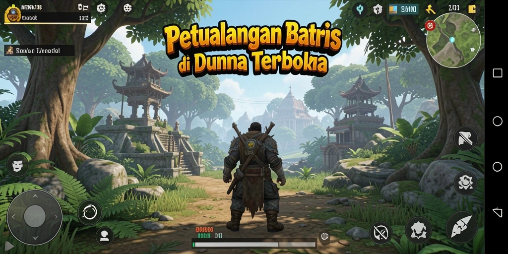 Tampilan gameplay memukau dari MENARA188 dalam dunia terbuka.