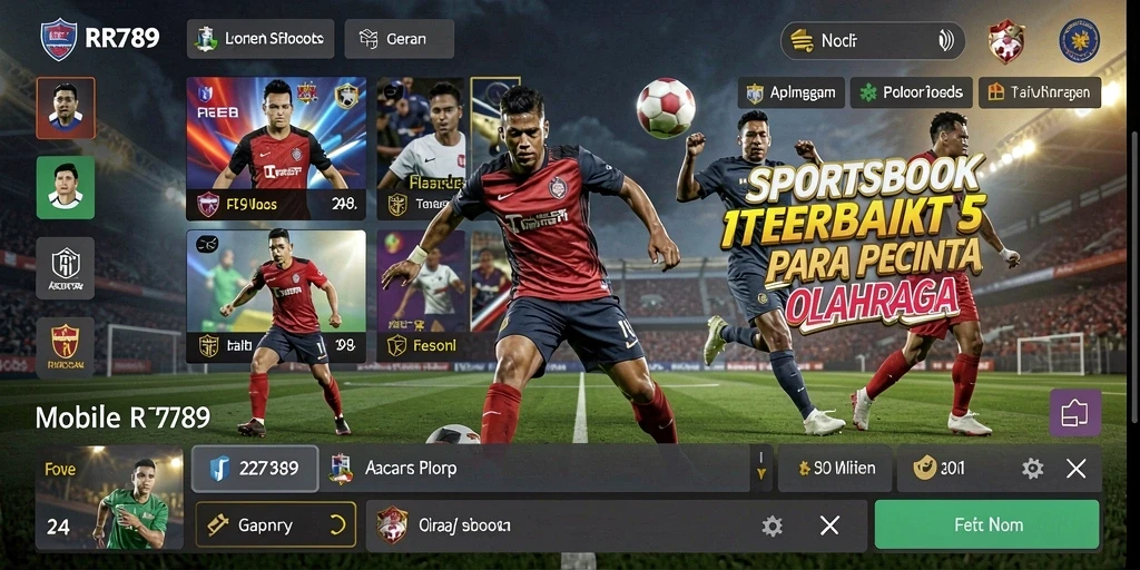 Tampilan gameplay Sportsbook RR789 yang menarik dan interaktif.