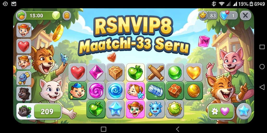 Tampilan menarik dari gameplay RSNVIP8 dengan kombinasi warna cerah.