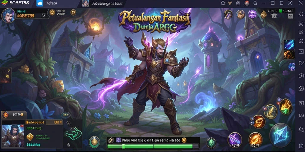 Tampilan gameplay ARPG yang mendebarkan di SOBET88, penuh aksi dan petualangan.
