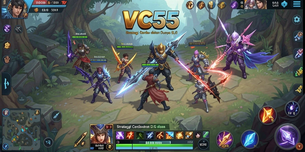 Tampilan grafik menawan dari gameplay VC55 yang memikat.